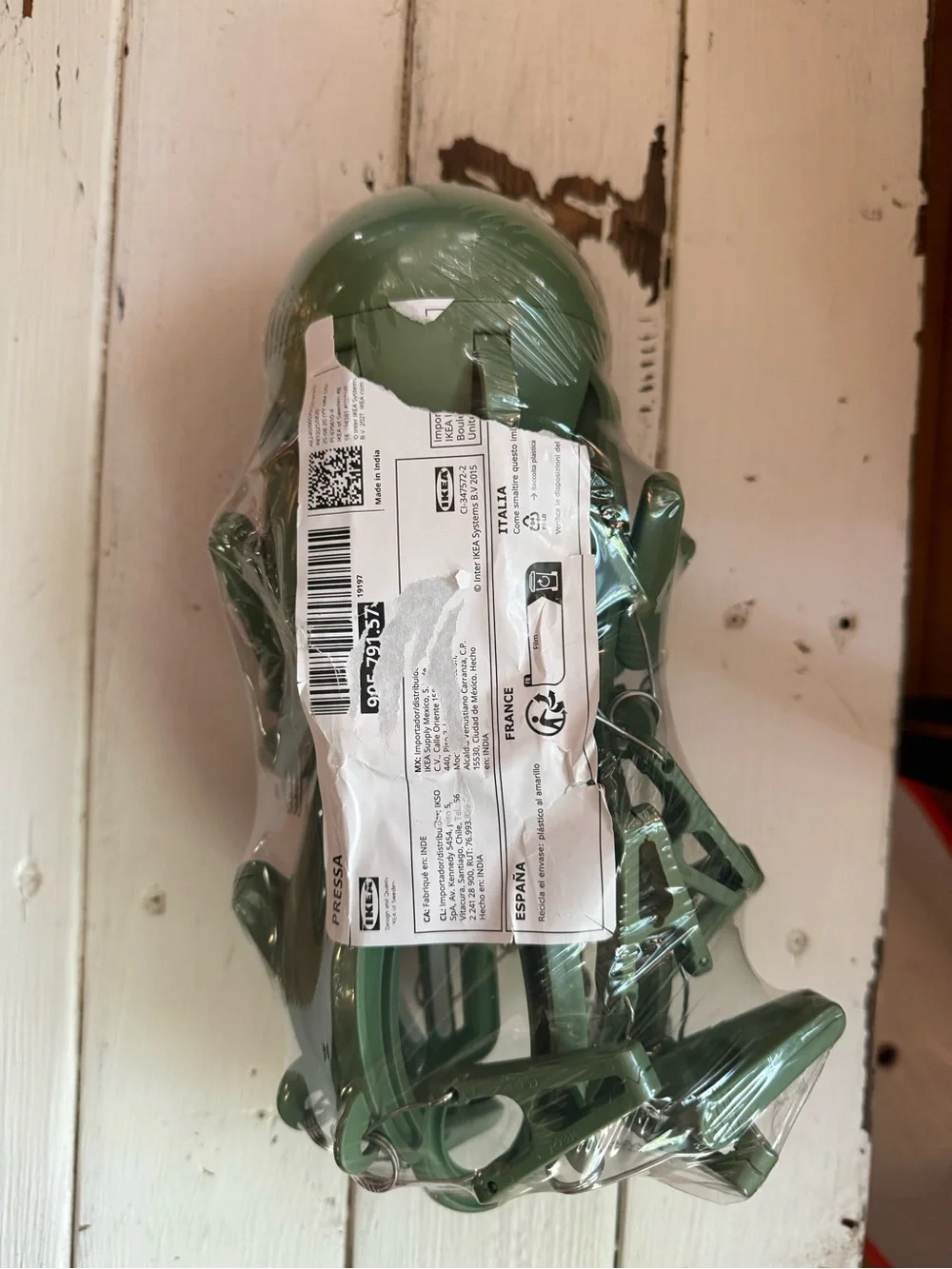 IKEA PRESSA Laundry Hanging Dryer Green | 16 Clip Clothes Hanger Rack | Sock Und